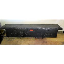 Full size truck box.  Painted black.