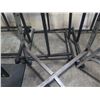 Image 5 : Mixed lot of clothes display racks.   As shown.   Some casters missing.   No ring for silver racks.