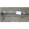 Image 1 : Qty 25 - Galvanized 1"x5' Poles - used for tents