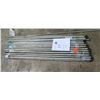 Image 1 : Qty 25 - Galvanized 1"x5' Poles - used for tents