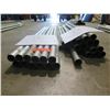 Image 2 : Qty 12 - Galvanized 1"x3.3" Poles/ Qty 17 - 1"x3' Galvanized Poles