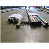 Image 2 : Qty 12 - Galvanized 1"x 6'.6" Poles/ Qty 7 - 1"x4'4" Galvanized Poles