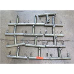 Qty 12 -1" T Fitting. EZ-Corner style connectors.