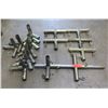 Image 1 : Qty 16 mixed 1" slide thru T and 1" slide thru 3 way. EZ-Corner style connectors.