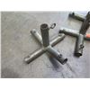 Image 2 : All 1":  1 Angle 5 way peak fitting, 2 Angle 4 way fitting, 3 way flat fitting, 1 90 degree L fittin