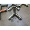 Image 3 : All 1":  1 Angle 5 way peak fitting, 2 Angle 4 way fitting, 3 way flat fitting, 1 90 degree L fittin