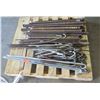 Image 1 : Mixed Lot of tent stakes.   Heavy duty rebar and J hook stakes various sizes.