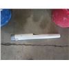 Image 5 : Four buckets of PVC Stake covers.   Some have cuts to allow tie downs to fit on the cover.