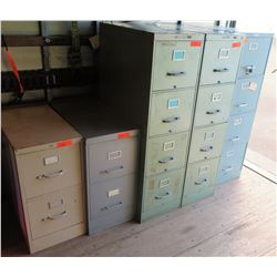 File Cabinets - Older Heavy Duty 3 Four drawer and 2 Two drawer cabinets