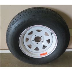 Trailer Tire w Rim.   Sport Trail - ST225/75D15 NEW Never used