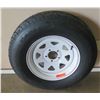 Image 1 : Trailer Tire w Rim.   Sport Trail - ST225/75D15 NEW Never used