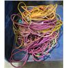 Image 1 : CORDS - NEED REPAIRS.   Approx 10 - 50 foot cords.  Most have broken connectors. Majority 12 guage