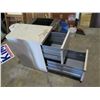 Image 3 : Qty 2 - Two drawer file cabinets.   Under desk and regular letter file cabinet.