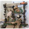 Image 1 : Qty 7 - Christmas framed decoration with animals as pictured