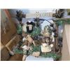 Image 2 : Qty 7 - Christmas framed decoration with animals as pictured