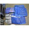 Image 2 : Mixed Lot - Blue Tarps and Gray Tarps (for EZ Corner Tent)