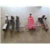 Image 2 : Lot of Tow hitches 2" and 2 5/16".   The red hitch is actually for a forklift hitch but it is bent.