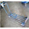 Image 1 : Heavy duty hand truck four wheel multi position.  Flat bed or stand up hand truck.   Great hand Truc