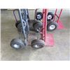 Image 2 : Qty 5 - Hand trucks.   Some need new tires but frames are all good.