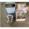 Image 1 : Mix Lot of LED Lights, Incandescent lights, Clearlight caps for incandescent bulbs.