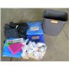 Image 1 : Mixed Lot -Glue for Vinyl.  8 cans of glue.   Vinyl and netting remnants for repairs.