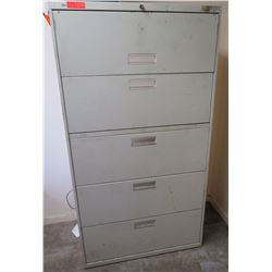 Five-Drawer Lateral Filing Cabinet