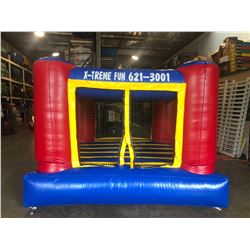 Indoor Jumper - Blue/Red/Yellow, Approx. 10' x 10' x 8', Small, Low-Profile