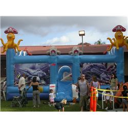 Ocean Play Zone 30'x30', Blowers Not Included, Older Worn Unit