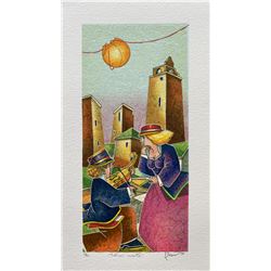 Francesco Nesi- Original Serigraph on Paper "INTIMO INCANTO"