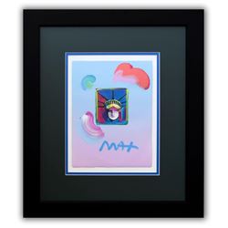 Peter Max- Original Mixed Media "Liberty Head II Ver. I#212"