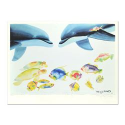 Wyland and Tracy Taylor, "Who Invited These Guys?" Limited Edition Lithograph, Numbered and Hand Sig