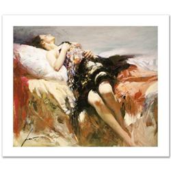 Pino (1939-2010) "Sensuality" Limited Edition Giclee. Numbered and Hand Signed; Certificate of Authe