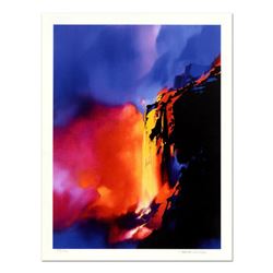 Thomas Leung, "Fire Cliffs" Limited Edition, Numbered and Hand Signed with Letter of Authenticity.