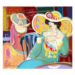 Isaac Maimon, "Priscilla" Original Acrylic Painting, Hand Signed with Certificate of Authenticity.