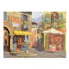 Image 1 : Viktor Shvaiko, "Fountain in the Square" Hand Embellished Limited Edition Serigraph on Canvas, Numbe