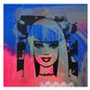 Image 1 : Gail Rodgers, "Barbie" Hand Signed Original Hand Pulled Silkscreen Mixed Media on Canvas with Letter