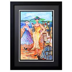 Patricia Govezensky- Original Watercolor "Rebecca Shows Up"