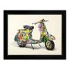 Image 1 : Mr. Brainwash, "Vespa (Large)" Framed Limited Edition Silk Screen. Hand Signed and Numbered PP 3/5; 