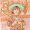 Image 2 : Edna Hibel (1917-2014), "Wendy the Youngest Docent" Limited Edition Lithograph, Numbered and Hand Si