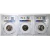 Image 2 : 1965, 1966, & 1967 SMS QUARTERS, PCGS SP67