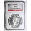 Image 1 : 1881-S MORGAN DOLLAR NGC MS-63