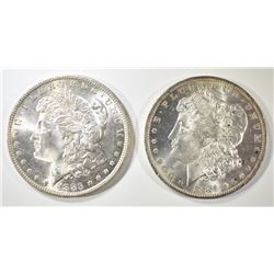 1883-O & 1884-O MORGAN DOLLARS CH BU