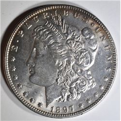1897 MORGAN DOLLAR CH BU