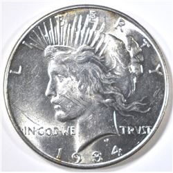 1934 PEACE DOLLAR AU/BU