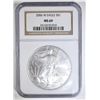 Image 1 : 2006-W AMERICAN SILVER EAGLE NGC MS-69