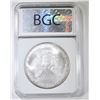 Image 4 : 2009 AMERICAN SILVER EAGLE BGC PERFECT GEM BU