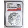 Image 1 : 2017 AMER. SILVER EAGLE NGC MS-69 EARLY RELEASES