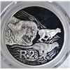 Image 2 : 2016 S. AFRICA CHEETAH PCGS PR-69 DCAM