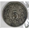Image 2 : 1871 SHIELD NICKEL  VG