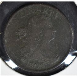1804 HALF CENT  VF